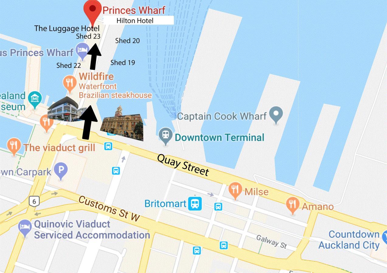 Princes Wharf Boutique Apartments Оукланд Екстериор снимка